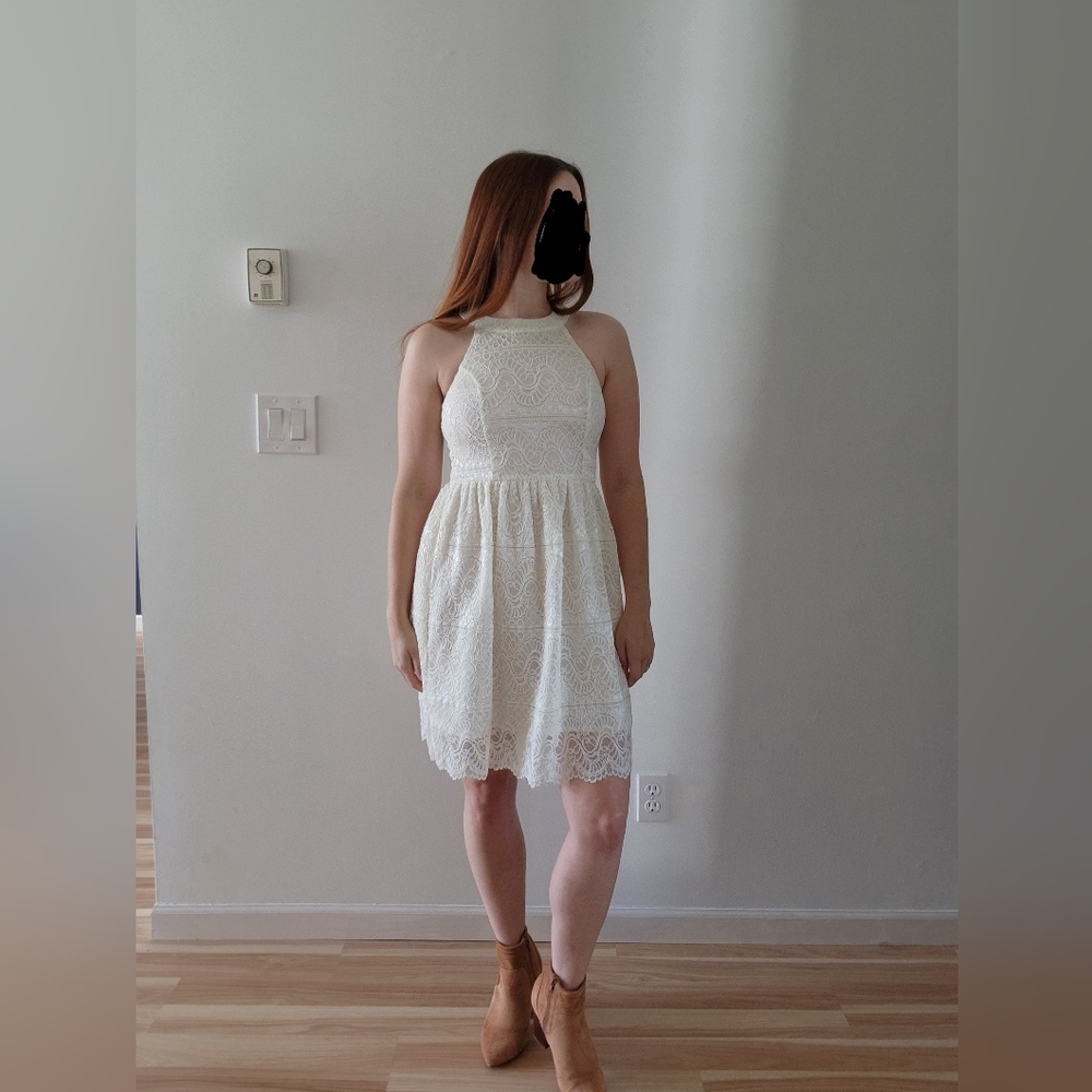 White bridal/wedding event dress